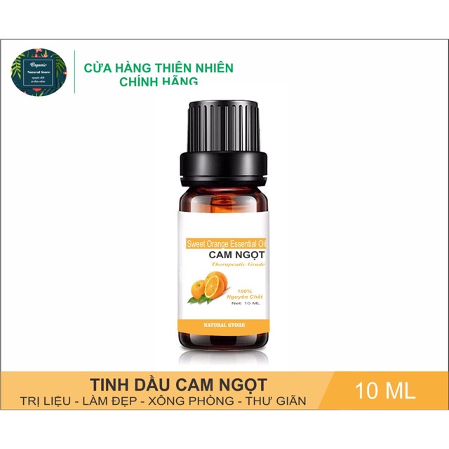 [ 10ML ] Tinh Dầu Cam Ngọt Nguyên Chất Organic - Sweet Orange Essential Oil