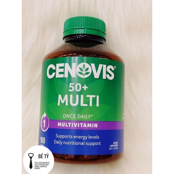 VITAMIN TỔNG HỢP CHO NGƯỜI TRÊN 50 TUỔI CENOVIS 50+ MULTI (100 viên)