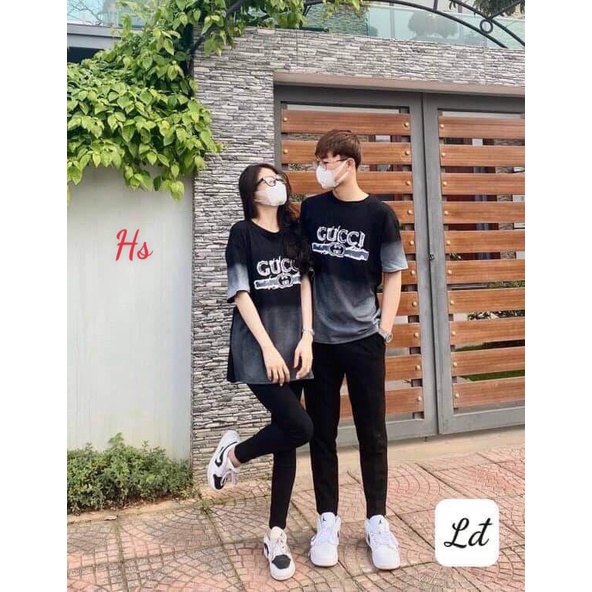 [ XẢ HÀNG KỊCH SÀN ] Áo Phông Hè Nam Nữ, Áo Phông Loang Cộc Tay Mùa Hè