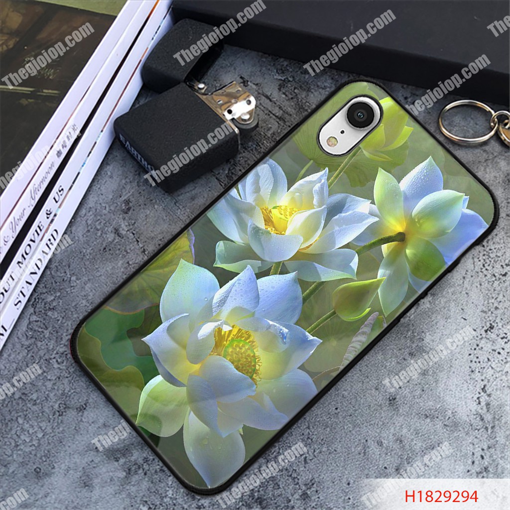 [HOT] - ỐP IPHONE, SAMSUNG IN HÌNH HOA SEN TRẮNG