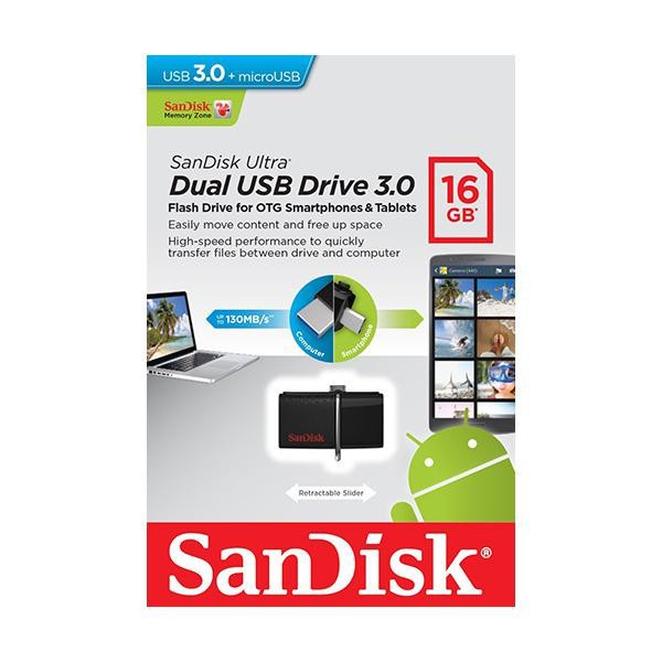 Usb 3.0 Otg 16gb Hiệu Sandisk Ultra Dual Drive
