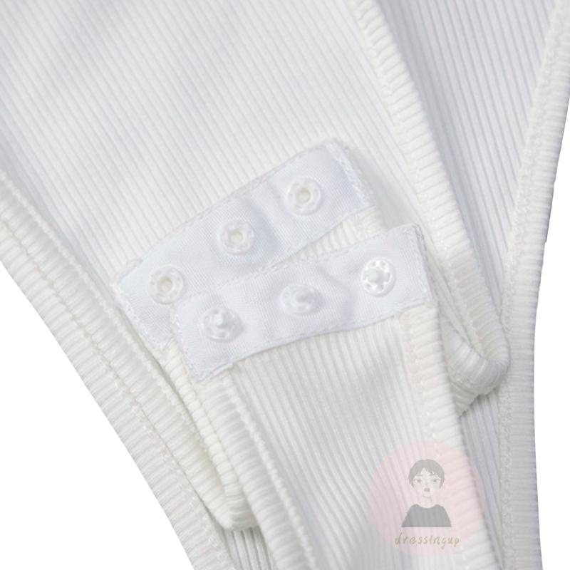 Áo Liền Quần Không Tay Hở Lưng Dây Đan Chéo Cho Nữ