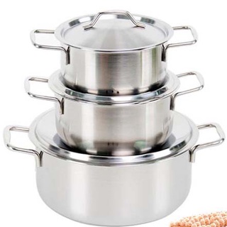 Bộ 3 nồi inox Dragon dùng được trên bếp điện từ