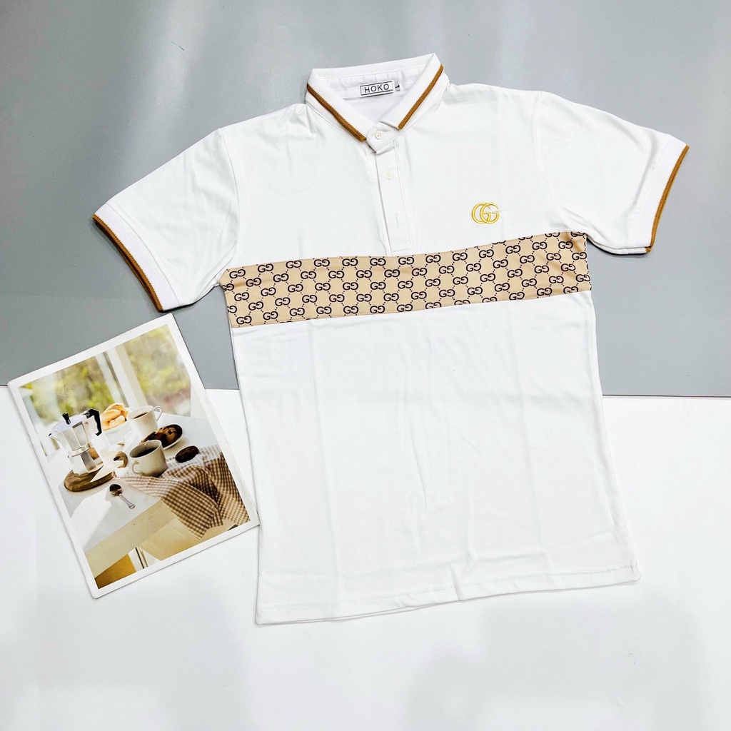 ÁO POLO Gucci logo thêu siêu hot thời trang giới trẻ