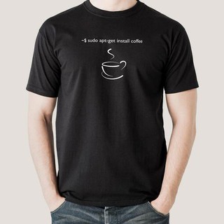 Áo thun Linux Sudo Apt-Get Install Coffee - java - NT1STUDIO