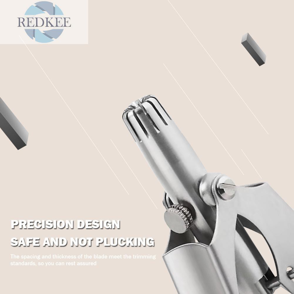 Dụng Cụ Tỉa Lông Mũi Thủ Công Bằng Thép Không Gỉ Tiện Lợi