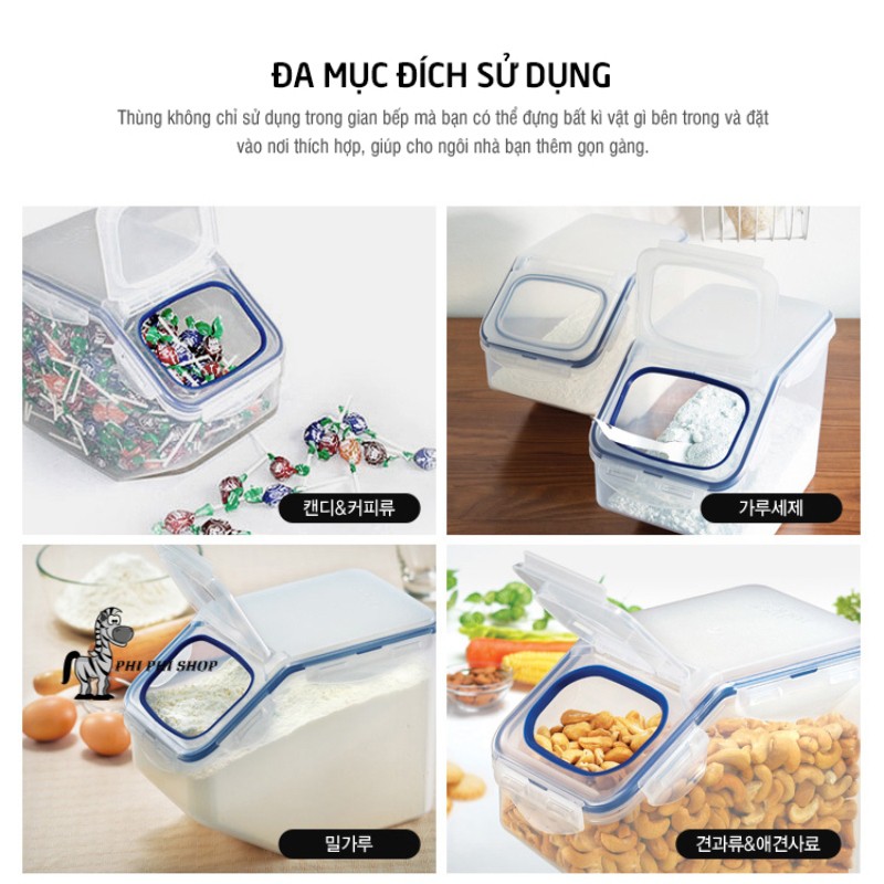 Thùng đựng gạo Lock&Lock Special 5L HPL700 - 10Kg HPL510