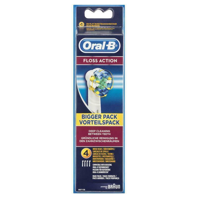 Đầu thay thế Oral-B Floss Action -Nhập khẩu Úc ( Hộp 4 cái)