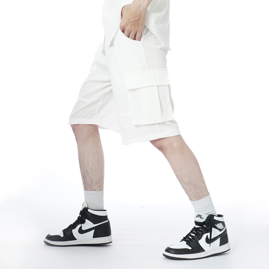 Quần Short Đùi Túi Hộp unisex N7 Basic nam nữ oversize phong cách Hàn Quốc Ulzzang | BigBuy360 - bigbuy360.vn