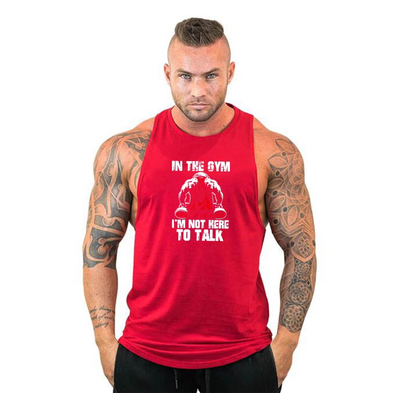 Workout Gym Tank Top Mens Clothing Bodybuilding Muscle Sleeveless Singlets Fashion Man shirt Mesh Fitness Training Running Vests
