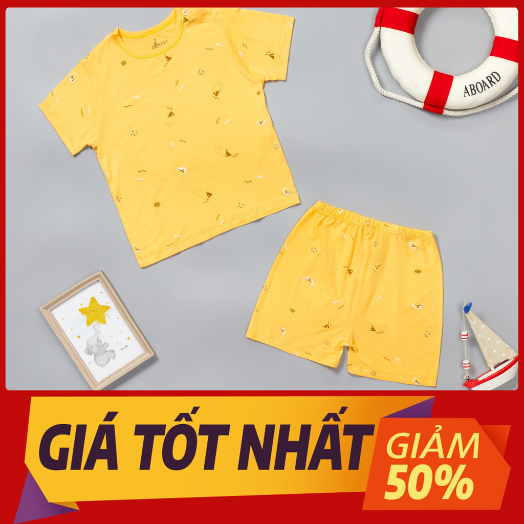 [GIÁ RẺ VÔ ĐỊCH GIẢM 45%] BỘ QUẦN ÁO CỘC TAY BA LỖ CHO BÉ SƠ SINH BABARY