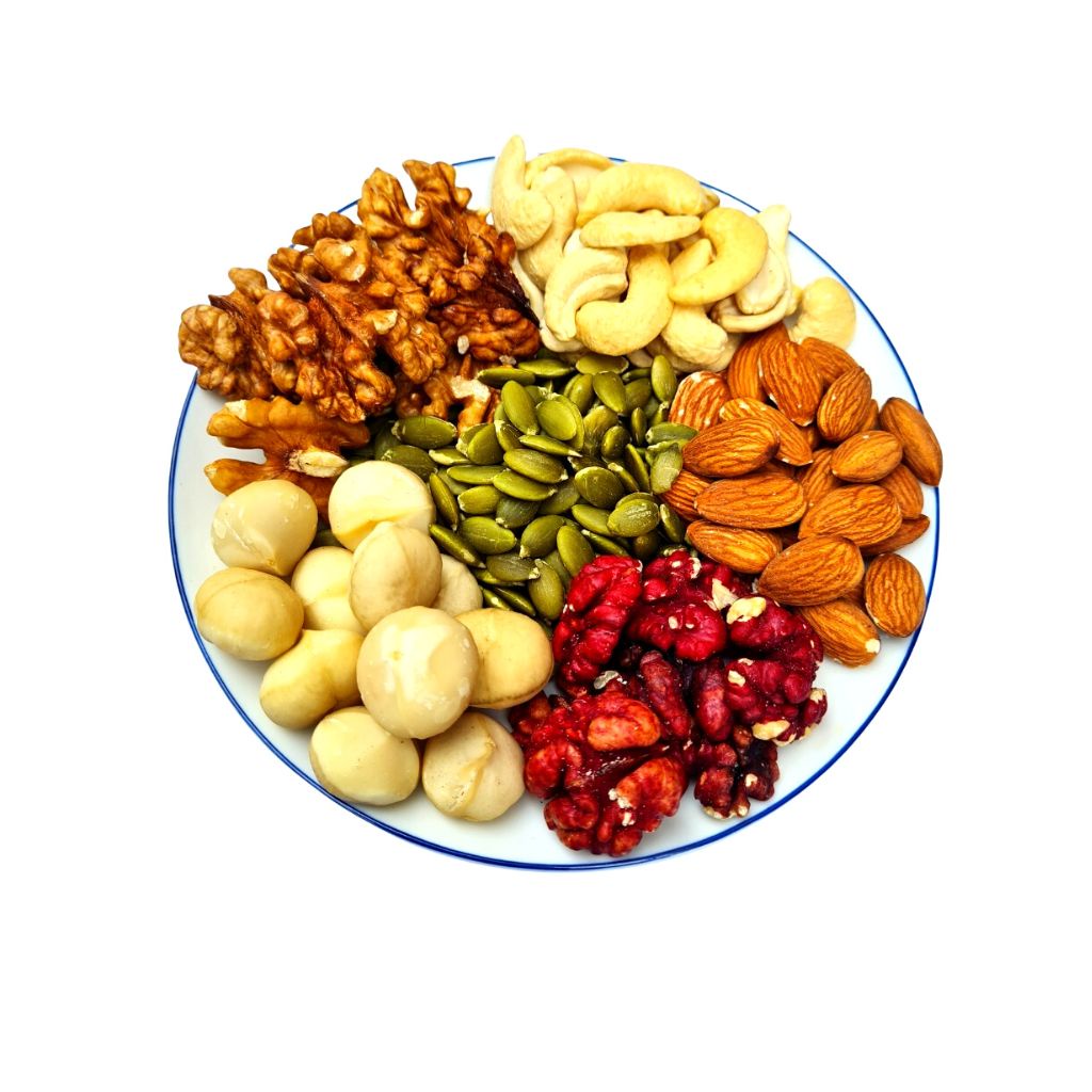 Hạt dinh dưỡng mix 6 hạt 500g tốt cho bà bầu giúp Mẹ Khỏe Đẹp – Bé Thông Minh từ Nông Sản Giọt Nắng Hà Nội