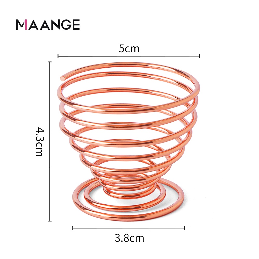 Giá đỡ mút trang điểm MAANGE màu vàng hồng