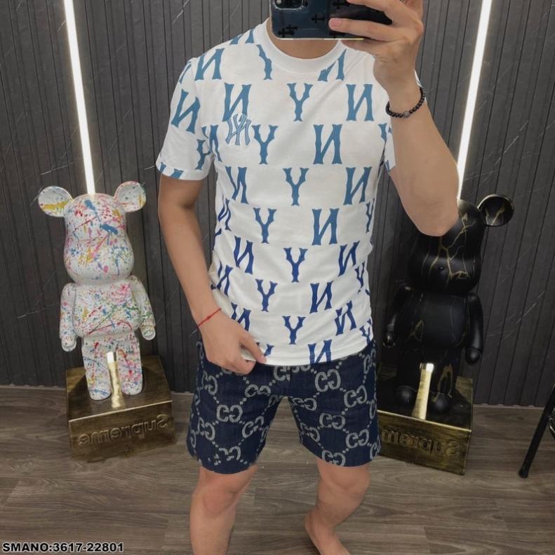 Áo Phông Nam GC Hình Thêu, Vải Cotton, In Chữ To - Áo Phông GC Đôi Nam Nữ Cao Cấp