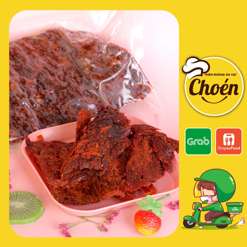 Bò Khô Miếng Ướt Sốt Chanh Mật Ong 200g Ngon Đỉnh Của Chóp Choen11