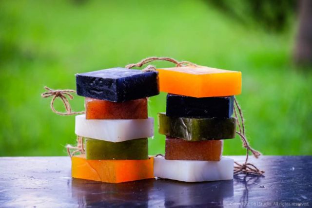 Xà Bông Tự Nhiên Sinh Dược 100gr 10 mùi (Mua 3 cục Tặng 1 túi lưới) | BigBuy360 - bigbuy360.vn