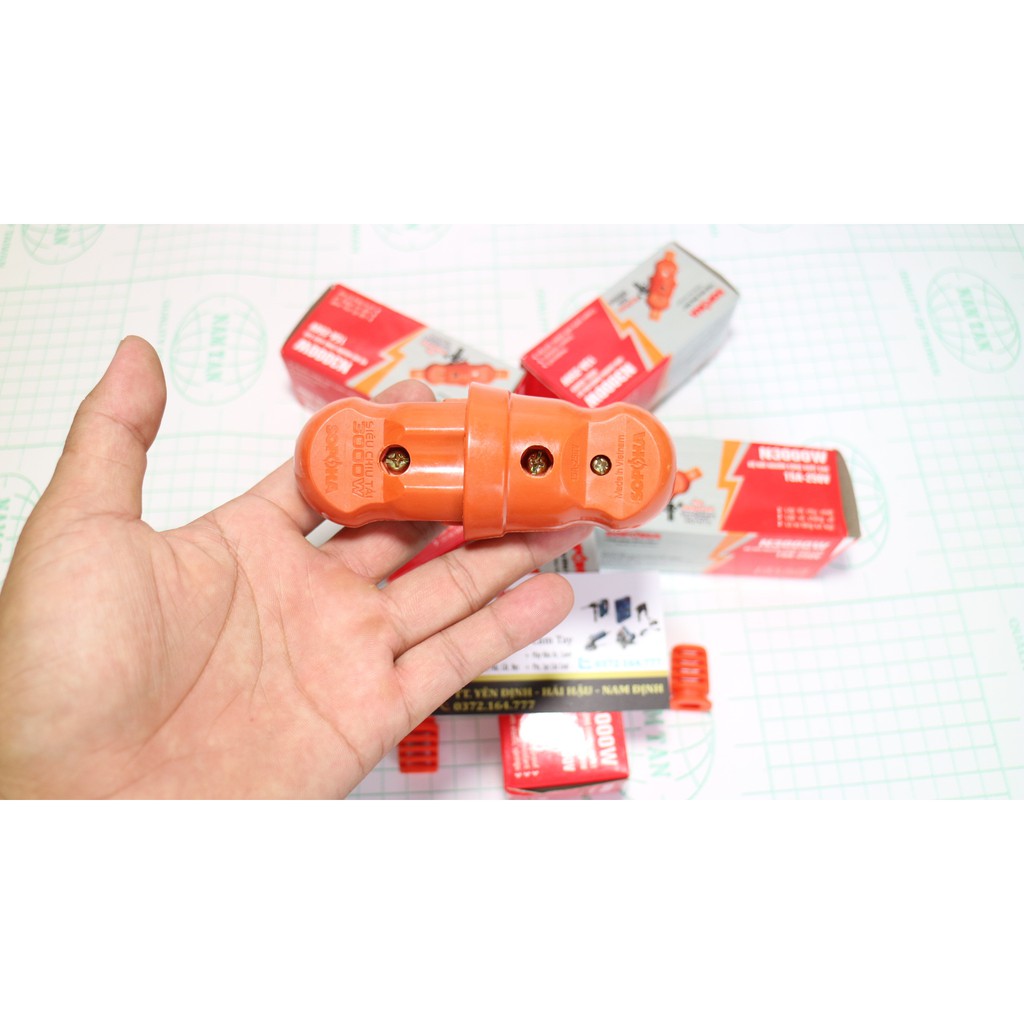 Bộ Nối Nguồn Công Suất Cao SOPOKA N3000W Lớp Lõi Chịu Nhiệt, Lớp Vỏ Chống Vỡ