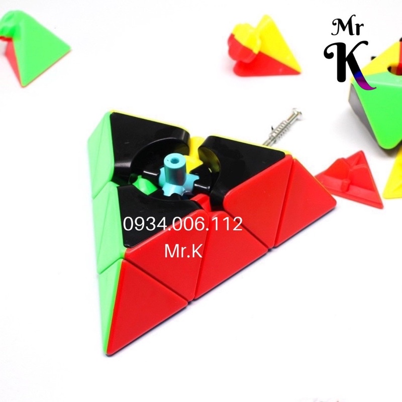 RUBIK PYRAMINX STICKERLESS MOYU MEILONG MFJS RUBIK TAM GIÁC