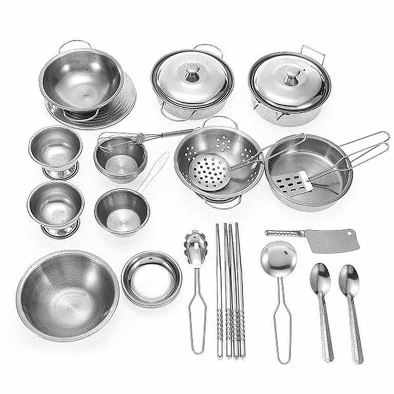 Bộ đồ chơi nấu ăn inox