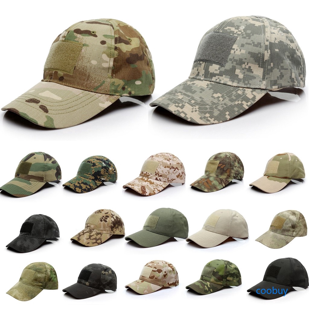 Freeship từ 50K - CB❤❤ Men Army Baseball Cap Military Style Adjustable Outdoor Camouflage Camping