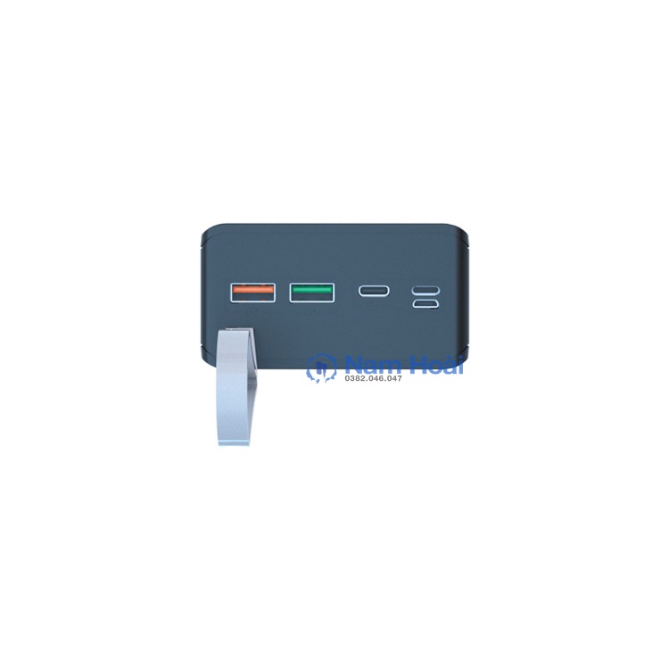 Box sạc dự phòng 16 cell sạc nhanh PD3.0, QC3.0 và không dây 10W bản cao cấp chống ngược cực Mẫu mới 2021