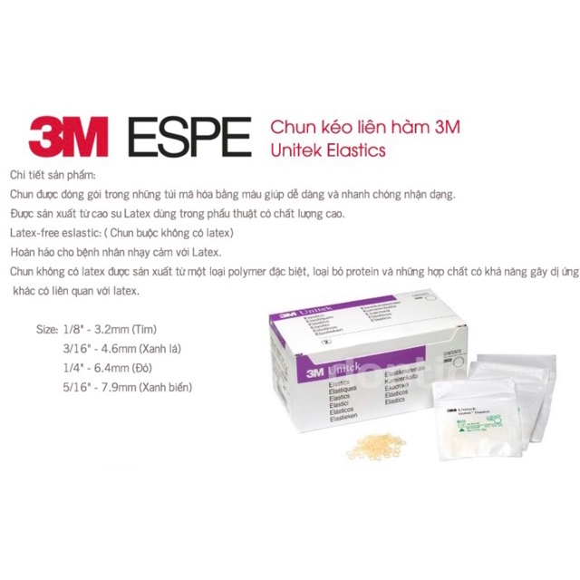 [3.5 OZ] Thun chỉnh nha liên hàm 3M/ Mỹ