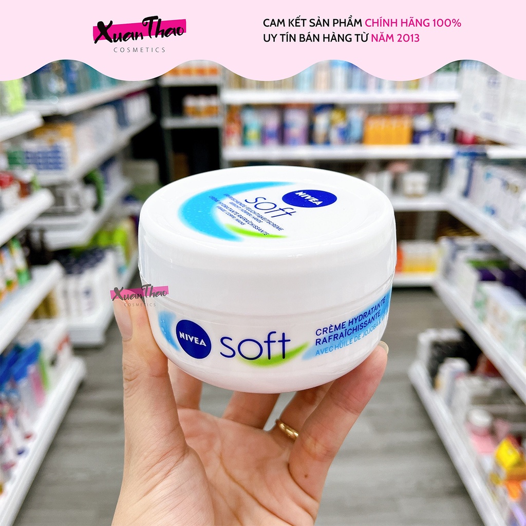 Kem Dưỡng Ẩm Nivea Soft Nội Địa Đức Cream Hydratante 200ml