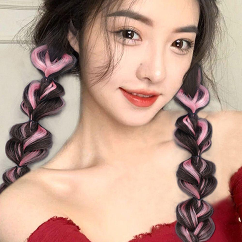 Tóc Giả Thắt Bím Kiểu Công Chúa Dễ Thương Bắt Mắt