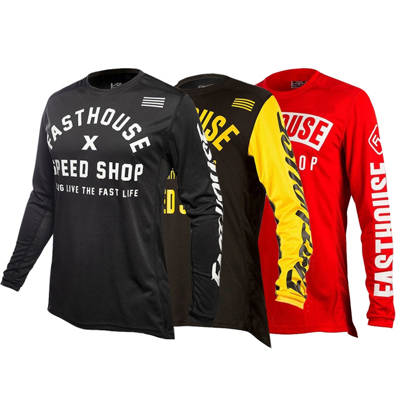 【COD】 Hàng Có Sẵn Áo Jersey Cho Người Đi Xe Mô Tô BMX MTB DH Racing