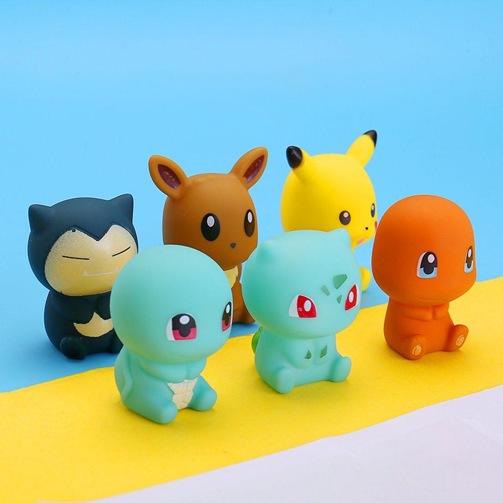 Đồ Chơi Bóp Phát Ra Tiếng Kêu Hình Pikachu Bằng Cao Su Mềm Dễ Thương Cho Bé Khi Tắm