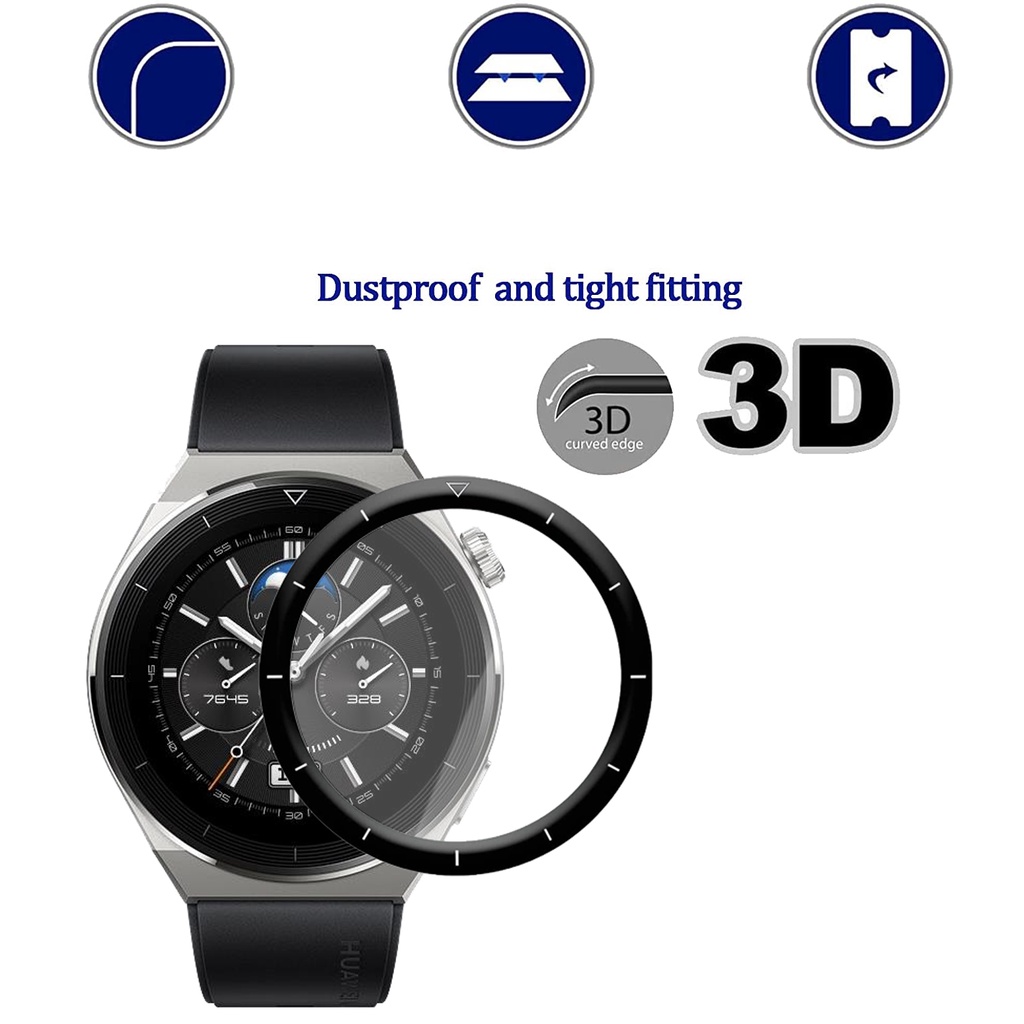 Miếng Dán Bảo Vệ Màn Hình Chống Trầy Cho Đồng Hồ Thông Minh Huawei Watch GT 3 Pro