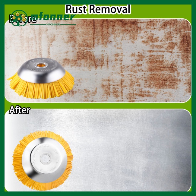 Đầu Máy Cắt Cỏ 8 Inch Bằng Nylon Kèm Bàn Chải Lắp Đặt Cho Sân Vườn