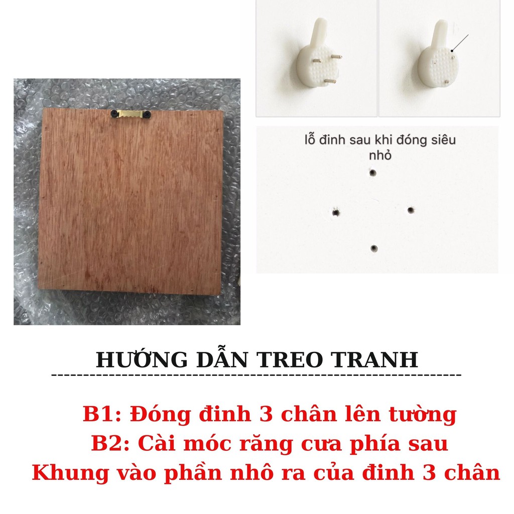 Tranh treo tường bằng gỗ Phong cách Vintage decor, trang trí bàn học, phòng khách,phòng ngủ kích thước 20x20/30x30cm