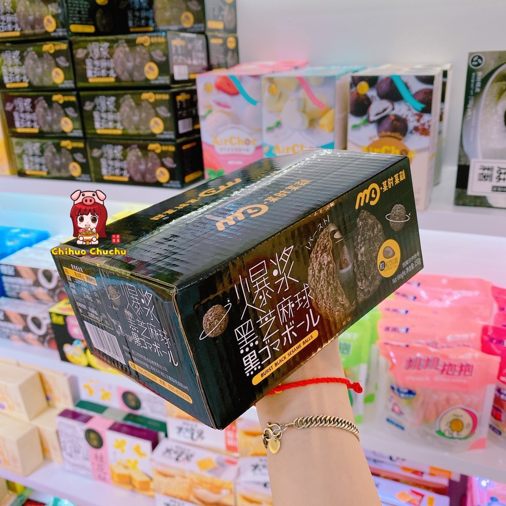 Kẹo mè đen ngũ cốc viên nhân lava