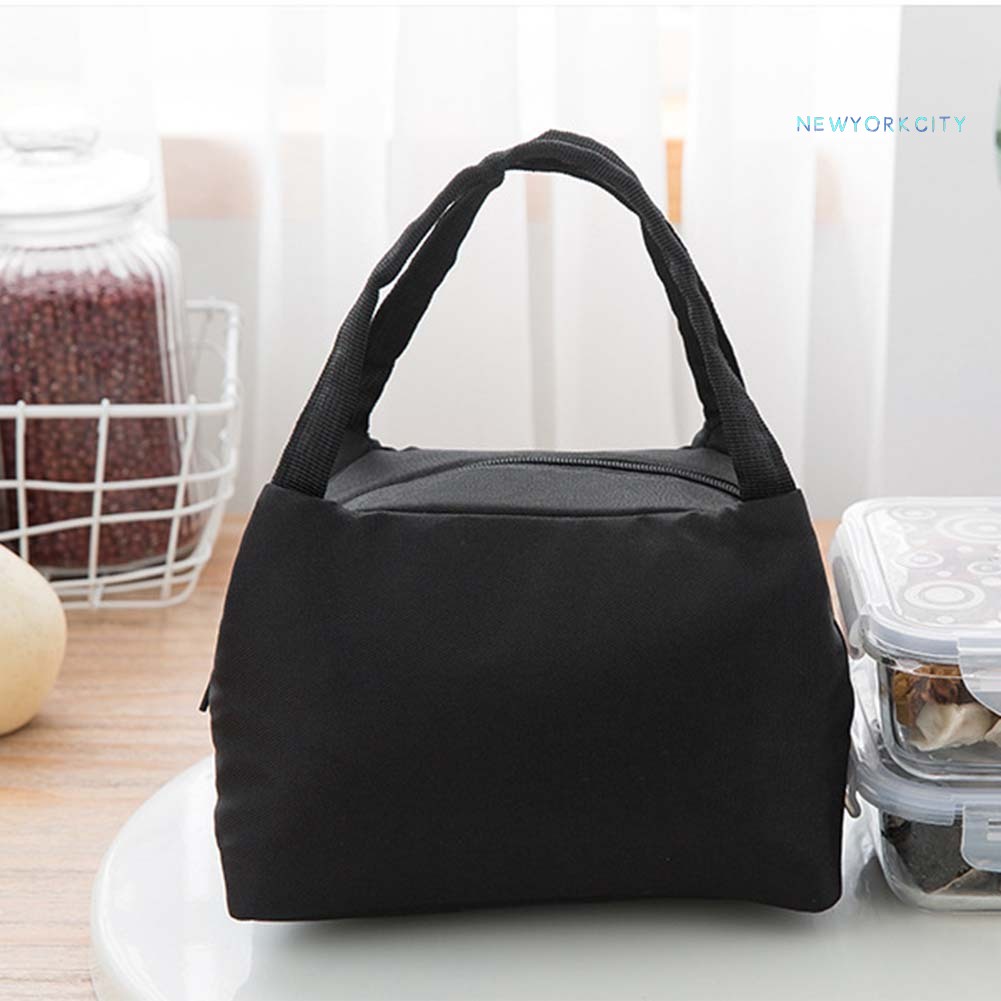 Túi Giữ Nhiệt Đựng Hộp Cơm Tiện Lợi Màu Sắc Đơn Giản