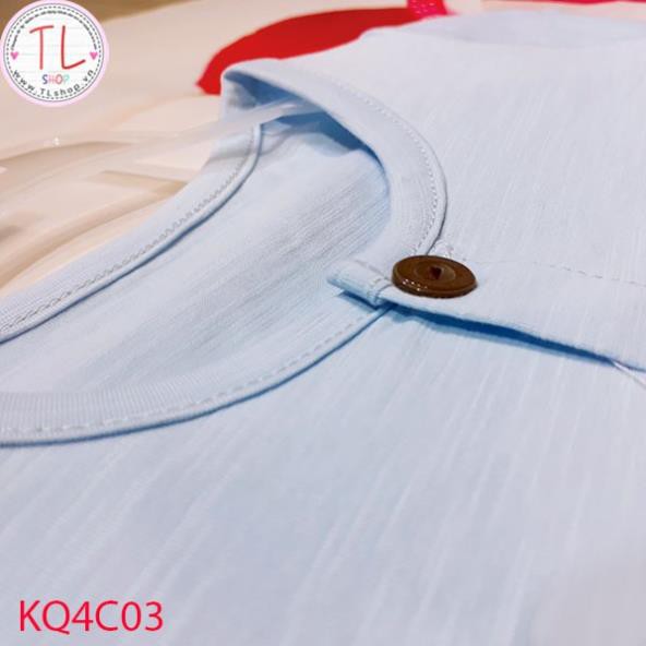 Thời Trang Trẻ Em -Bộ Quần áo lửng đóng nút quần xắn gấu – Quần Áo Bé Trai - Bộ Bé Trai - Quần Áo Bé Gái - Bộ Bé