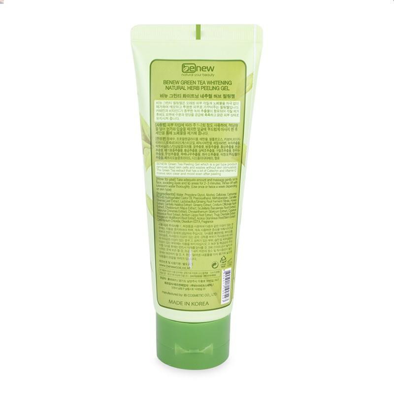 Tẩy da chết trà xanh Benew Green Tea Peeling Gel  SX