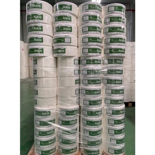 Combo 10 cuộn giấy vệ sinh công nghiệp acacia - 700 g