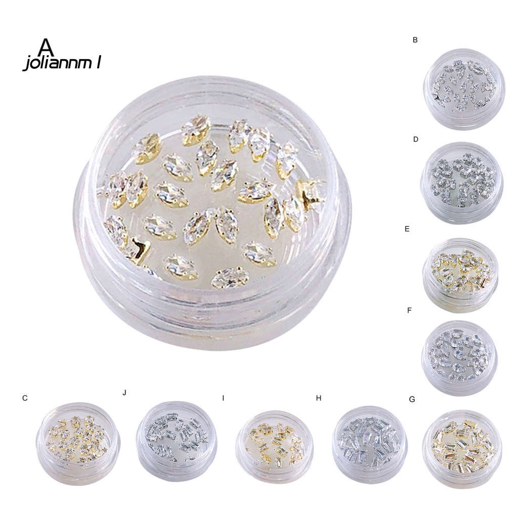 Hộp 20 Phụ Kiện Trang Trí Móng Tay 3D Chuyên Nghiệp