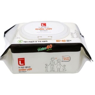 Khăn ướt gia đình 120 miếng choice l lotte