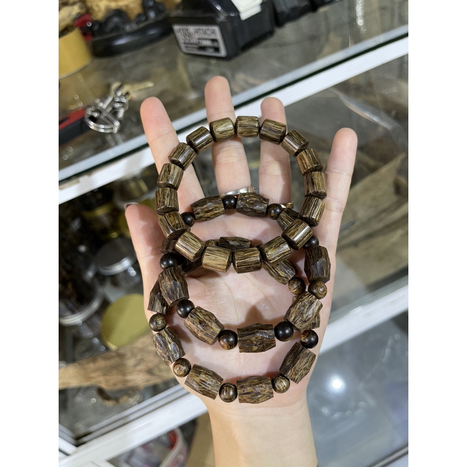 Vòng Trầm Hương Nam - Trầm Hương Sánh Chìm - Size 10mm - 12mm - 14mm - 16mm - 18mm - 20mm