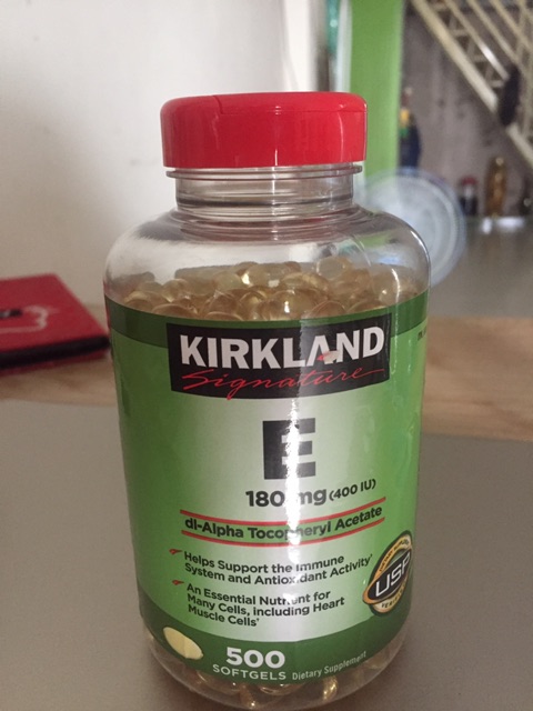 Thực phẩm chức năng Kirkland Signature Vitamin E 400 IU