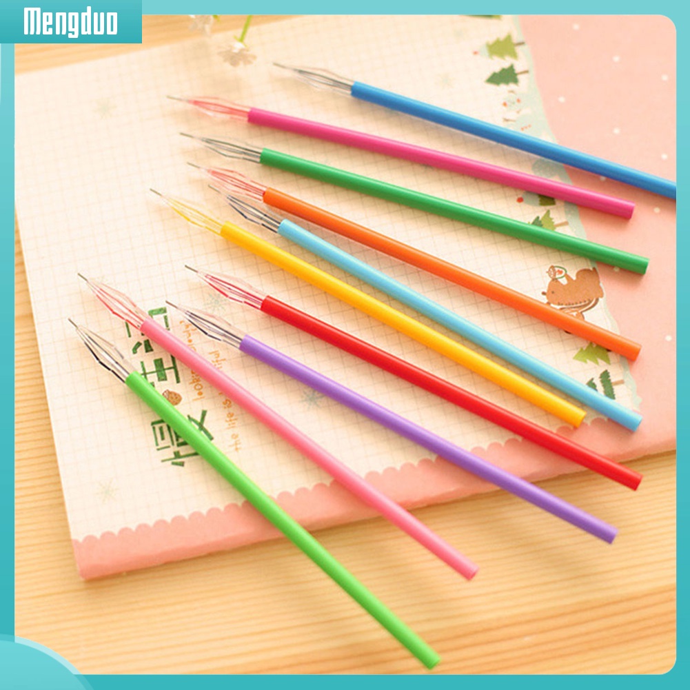 Set 12 ngòi bút mực gel nhiều màu sắc tiện dụng dành cho học sinh