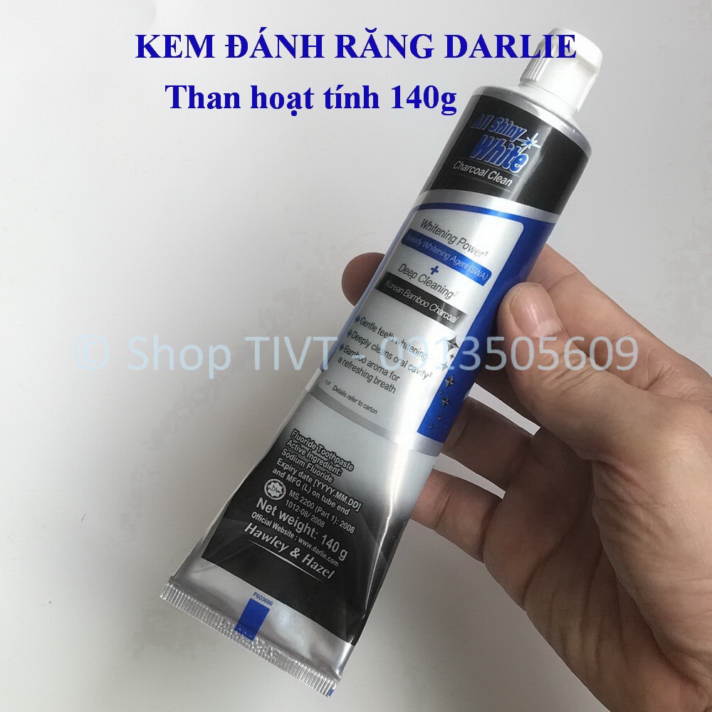 Combo 2 ống kem đánh răng ông già Darlie, kem răng tây đen bảo vệ men răng, trắng răng thơm mát, ngăn ngừa mảng bám-TIVT