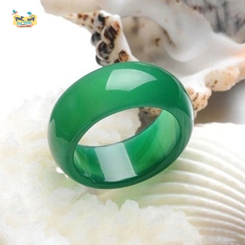 Nhẫn đính đá mã não tự nhiên thời trang cho nữ