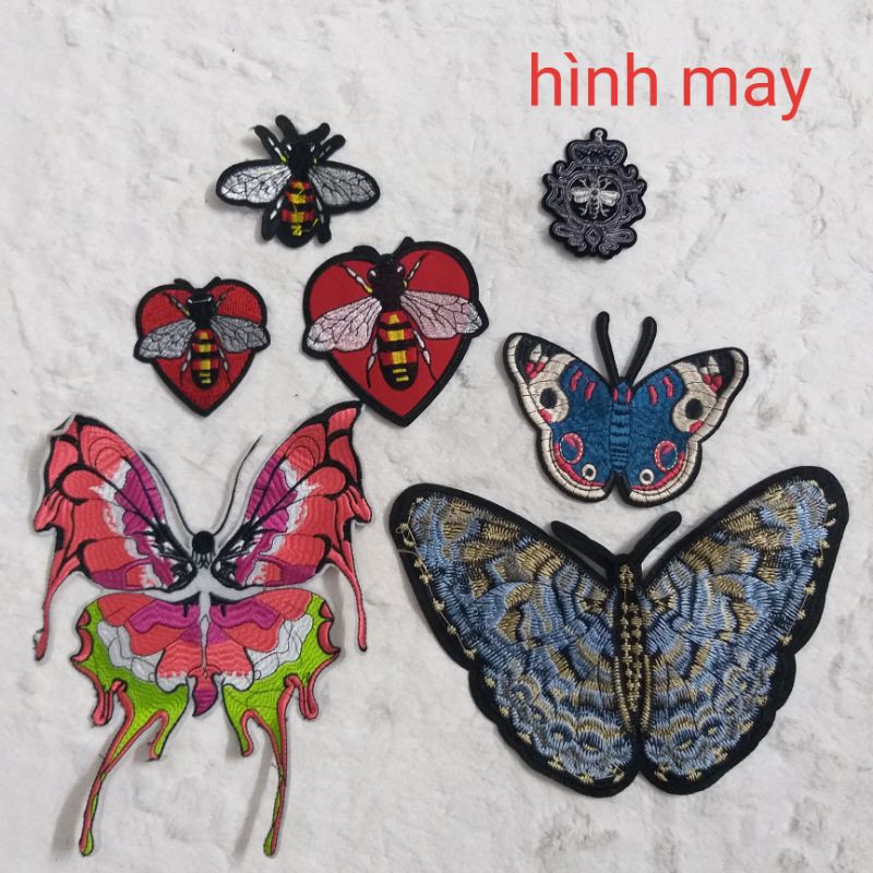 Hình may và hình ủi  trang trí.