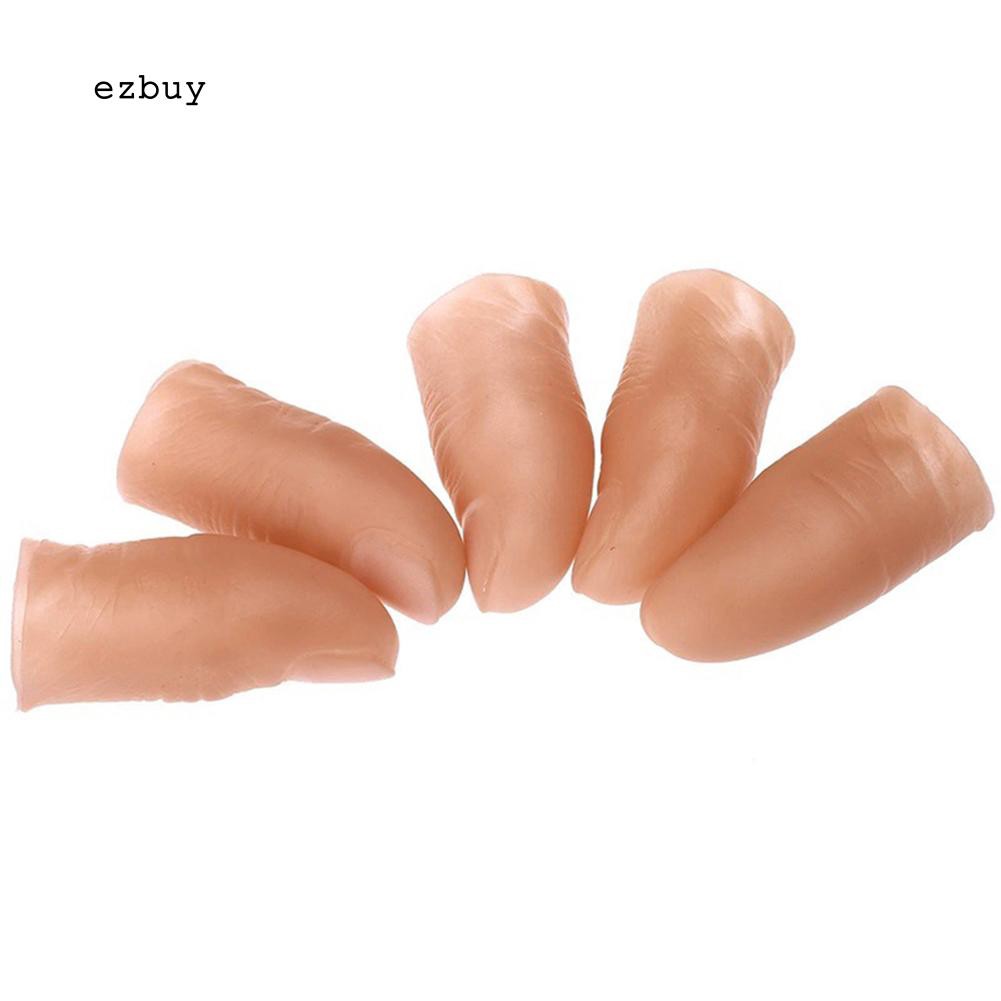Set 5 đầu ngón tay nhựa mềm dùng làm ảo thuật