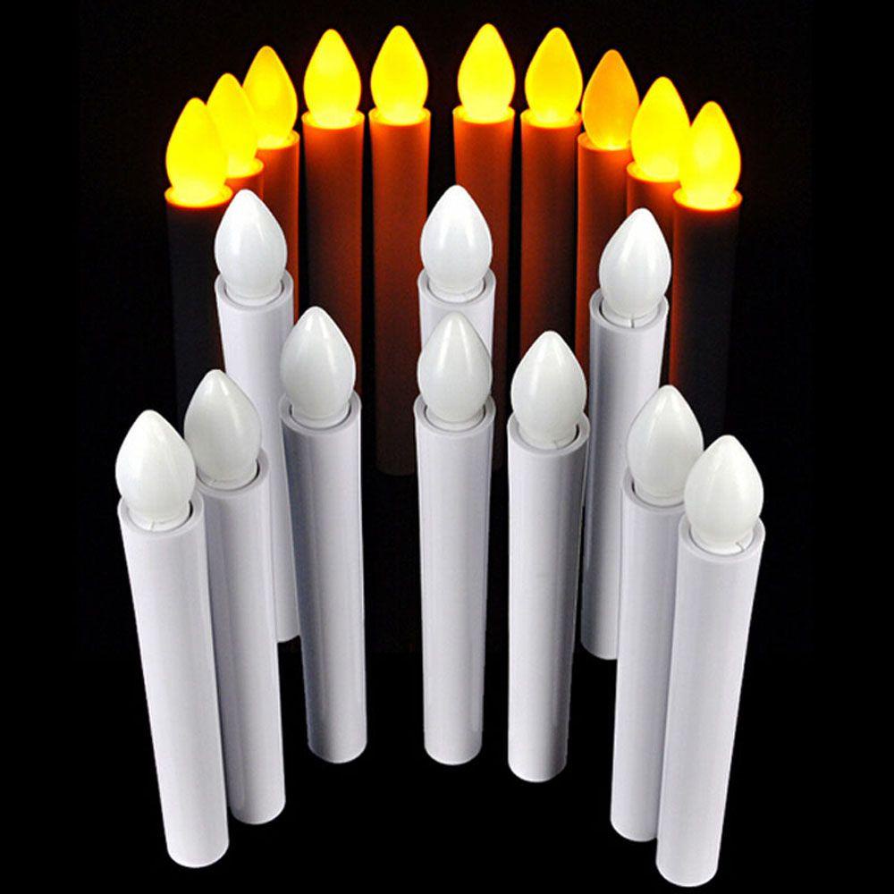 Đèn LED Nến Dài Chạy Bằng Pin