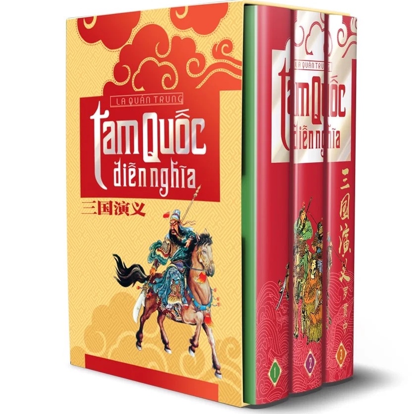 Sách[SMB]: Combo Tam Quốc Diễn Nghĩa (Hộp 3 Cuốn 2022)