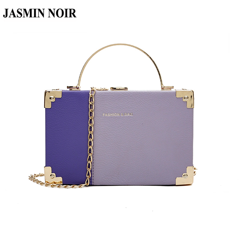 Túi Xách Da Pu JASMIN NOIR Phối Màu Thời Trang Sang Trọng Cho Nữ